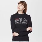 (SALE) BTS Jungkook X FILA 3D Logo Embroidery Biella Linear Sweatshirt in Hand