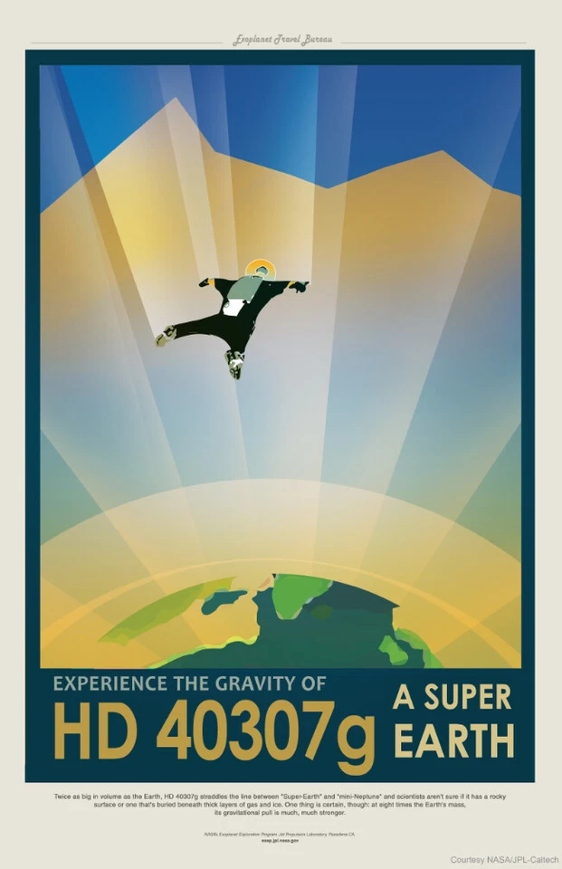 HD 40307g Visions of the Future Poster - [11'' x 17''] - Image 1 of 1