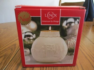 Lenox Ornamental Glow Winter Wonderland Votive/Tealight Holder NEW Original Box - Picture 1 of 4