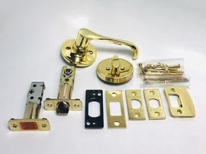 Dexter by Schlage JH59TOR605 Torino Lever Interior Handleset, Bright Brass - Picture 1 of 6