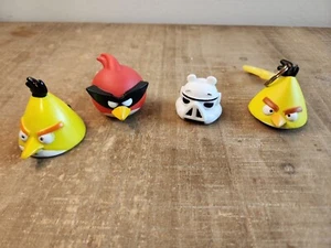 Angry Birds  Lot Of 4 Vinyl PVC Plastic Figures.  Keychain  - Picture 1 of 19
