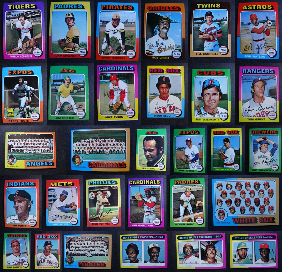 1975 Topps Mini Baseball Cards Complete Your Set U You Pick From List 221-440 - Image 1 of 1