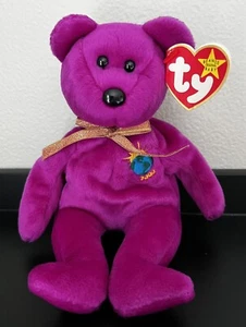 Ty Beanie Baby "MILLENNIUM" Bär mit Korrekturen der 1. Variante neu mit Etikett - nicht mehr produziert  - Bild 1 von 6