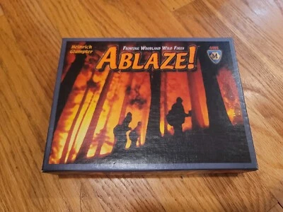 Ablaze! Board Game Mayfair 4403 Fighting Woodland Wild Fires - Open box - Image 1 of 4