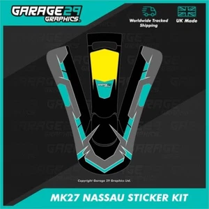 NEW MK27 KART NASSAU PANEL STICKER KIT - BANSHEE - COLOUR 1 - CUSTOMISABLE - Picture 1 of 3