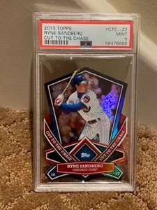 2013 Topps Ryne Sandberg Cut to the Chase Die Cut Card PSA 9 NEW CASE LOW POP - Picture 1 of 1