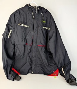 TOBE OUTERWEAR JACKET MENS XXL 2XL INSULATED SNOWMOBILE JACKET BLACK - Picture 1 of 17