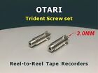 🗽 2 x OTARI PIONEER Trident Screw Set Screw Diameter 3.0mm