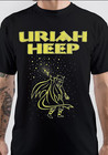 NEW Uriah Heep Short Sleeve Black All Size Unisex Tee Shirt AG1909