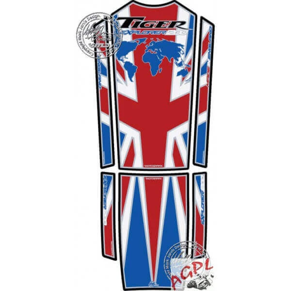 Triumph 1200 Tiger -12/19 - Protezione Serbatoio TT019UJA Pro Der Foto 1 de 1