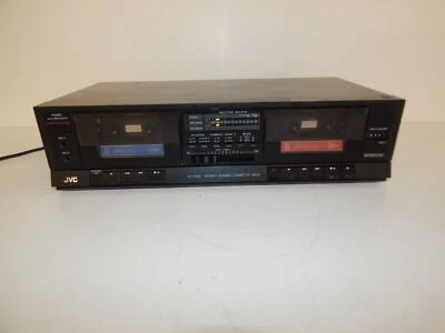 JVC TD-W20 STEREO DOUBLE CASSETTE DECK TAPE PLAYER / RECORDER (WMN1) - Image 1 of 4