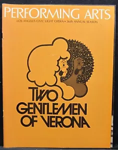 Two Gentlemen of Verona  - Ahmanson Theatre (L.A.)  1973 - Picture 1 of 3