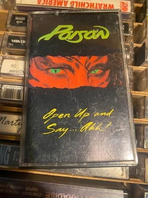 Poison *Open Up & Say Ahh *cassette tape *VG+/VG+ *1988 *Capitol *C4-48493 *(#2) - Image 1 of 4