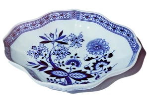 Hutschenreuther-Vintage Konfekt / Servierschale, Porzellan Zwiebelmuster- "Top" - Bild 1 von 5