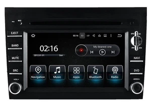 PORSCHE 911 997 BOXSTER CAYMAN DVD GPS NAVI ANDROID 13.0 DAB BT WIFI 8815 BLACK - Picture 1 of 3