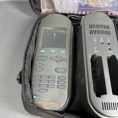 Wavetek Lantek Pro XL 电缆测试仪带配件 ~ 适用于零件/维修 — 第 1/4 张图片