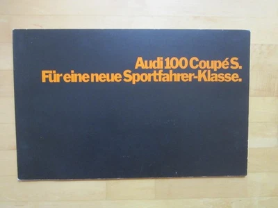 Highlight: Audi 100 Coupe brochure 11/70, 61.3 x 39 cm - Image 1 of 4