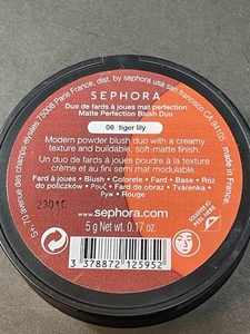 COLECCIÓN SEPHORA Suave Mate Perfección Blush Dúos 06 Tiger Lily - Imagen 1 de 3