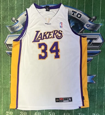 Баскетбольная футболка NBA Nike 177 Jersey Lakers Dri Fit Shaquille O'Neal 52 - Изображение 1 из 4