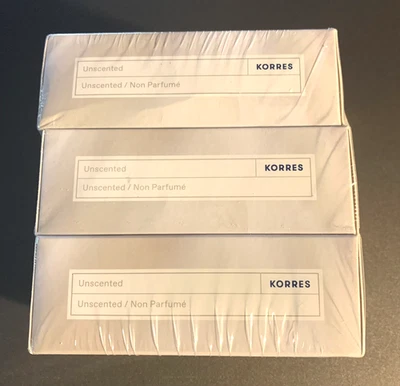 3 X Jabón de Mantequilla KORRES Jabón en Barra Sin Perfume 5.3 OZ Cada uno - Nuevo, Sellado Foto 1 de 4