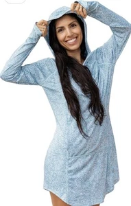 Ripskirt Hawaii Runaround Beach Cover Up Dress With Hoodie Women’s Size Large - Picture 1 of 10