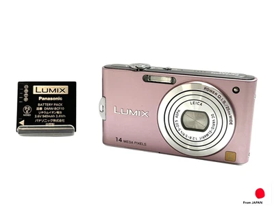 Panasonic LUMIX DMC-FX66 14MP 5x Compact Digital Camera From JP Pink (60867SK1) - Image 1 of 4