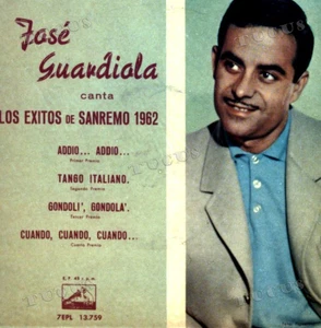 José Guardiola - Canta Los Exitos De San Remo 1962 ESP 7in 1962 (VG/VG) .* - Picture 1 of 1