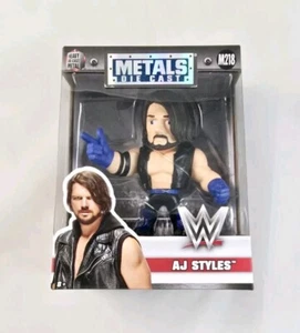 New - WWE AJ Styles Metal Die Cast Figure Heavy Metal Collectable M218 Jada Toys - Foto 1 di 7