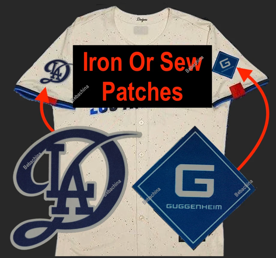 LA Dodgers City Connect Baseball jersey Patches ohtani Los Angeles Dodgers G Ad - Image 1 of 1