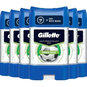 Gillette Clear Gel Sport Power Rush Antiperspirant Deodorant  70 ml (Pack Of 6) - Picture 1 of 2