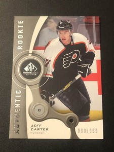 2005-06 SP Game Used Edition Authentic Rookies /999 Jeff Carter #113 Rookie