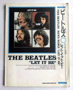 THE BEATLES LET IT BE BAND SCORE JAPAN GUITAR TAB - Picture 1 of 4