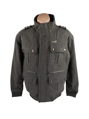 South Pole RN82628 Wool Blend Jacket Men's Size 2XL Coat Heavy Snap Pockets  - Image 1 of 4