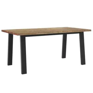 170x90x75cm Dining Room Rectangle Table Solid Wood Industrial Style Kitchen Desk - Picture 1 of 6