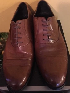 Oxford de cuero Kenneth Cole New York para hombre ""Chief Council", coñac, 11,5M - Imagen 1 de 12