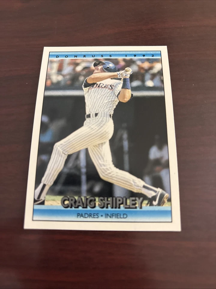 1992 Donruss - #667 Craig Shipley (RC) San Diego Padres - Image 1 of 1