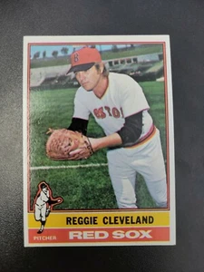 1976 Topps Baseball Card NM/MT # 419 Reggie Cleveland "RED SOX" - Picture 1 of 6