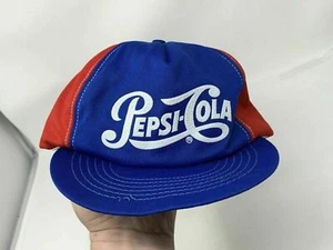 Vintage PEPSI USA Hat Cap Snapback IBS Very RARE International Beverage Supply - Picture 1 of 12
