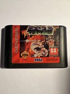 Cartucho de juego auténtico Sub Terrania (Sega Genesis) - Imagen 1 de 3