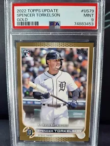 Spencer Torkelson 2022 Topps Update 🔥 RC Gold /2022 PSA 9 🔥 Tigers Debut - Picture 1 of 1