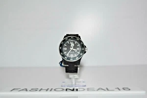 Nuevo polo de EE. UU. ASSN. Auténtico Reloj Negro Beige Silicona USP4131BK $129 - Imagen 1 de 4