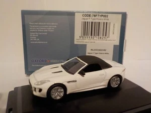 Jaguar F Type -  White , Model Cars, Oxford Diecast - Picture 1 of 12