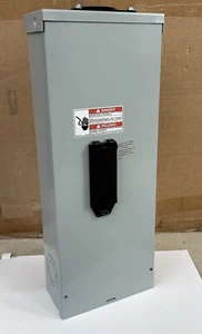 Eaton ECCVH200R, 200 Amp Enclosed Outdoor Main Breaker, Load Center - Picture 1 of 12