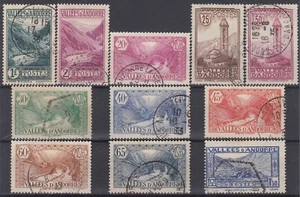 ANDORRE JOLI LOT DE PAYSAGES DES ANNEES 30 OBLITERATIONS CHOISIES - COTE + 100 € - Imagen 1 de 1