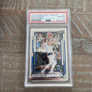 2019 NBA Panini National VIP LUKA DONCIC GOLD PARTY PSA 10 Gem Mint - Picture 1 of 1