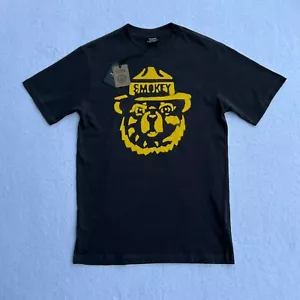 New Mens Filson Black Short Sleeve Smokey The Bear Graphic Tee T-Shirt Size XS - Picture 1 of 4
