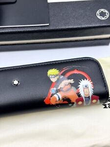 Montblanc x NARUTO Cowhide Leather Pen Pencil Case Limited MB129752