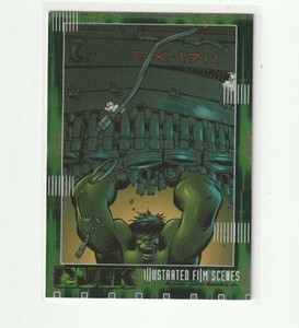2003 Upper Deck The Hulk Film & Comic Cards Illustrated Film Scene #IF05