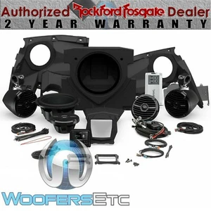 ROCKFORD FOSGATE X317-STAGE4 AUDIO KIT FOR SELECT CAN-AM MAVERICK X3 MODELS NEW - Picture 1 of 2