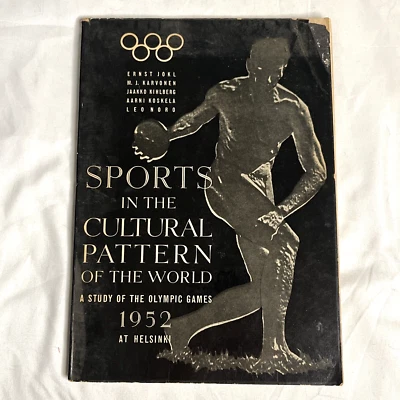Sports In The Cultural Pattern Of The World Softcover Study Olympic Games 1956 - Image 1 of 4